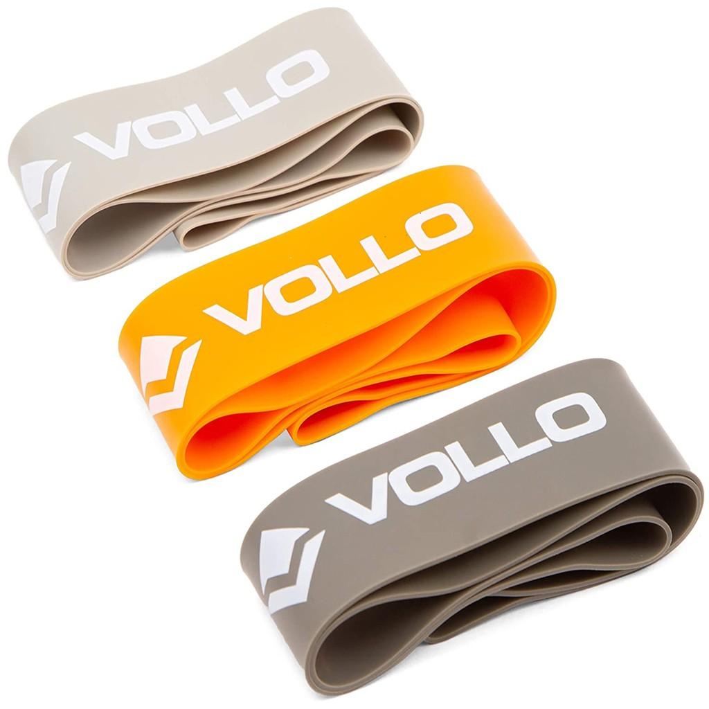 Mini Bands Kit Com 3 Tensões Vollo Sports