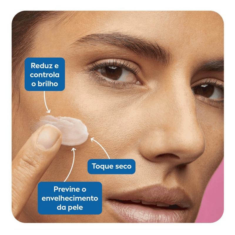Kit C/2 Protetor Solar Toque Seco Antissinais Fps70 Nivea Sun 40ML