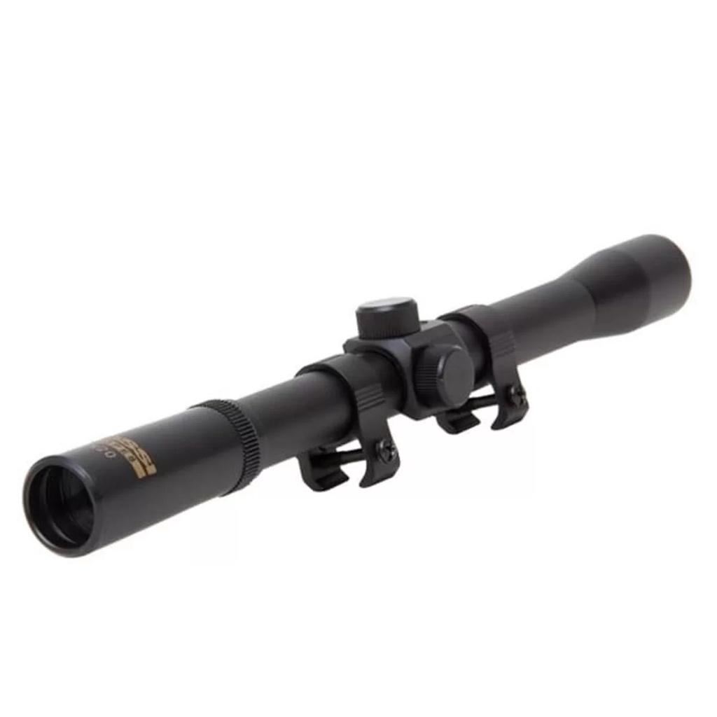 Luneta Rossi 4x20 Para Carabinas 11mm Mount 3/8P