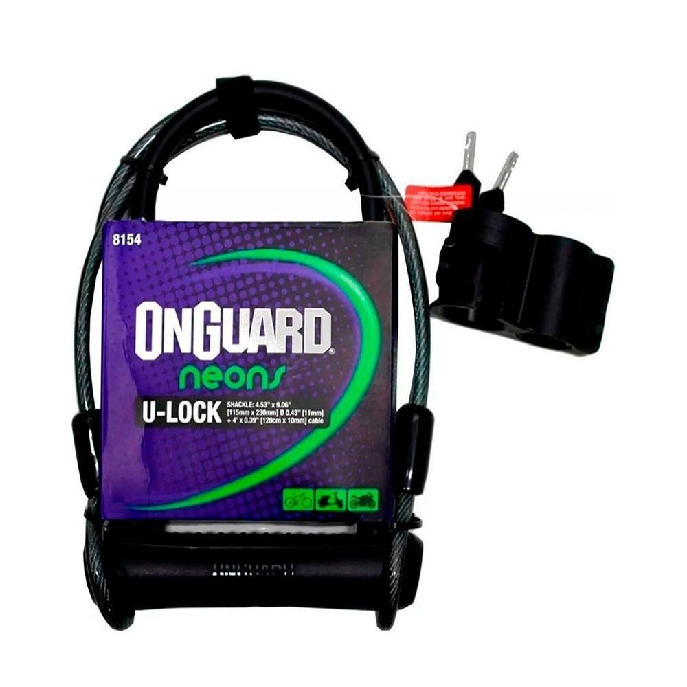 Cadeado U-lock + Cabo Onguard