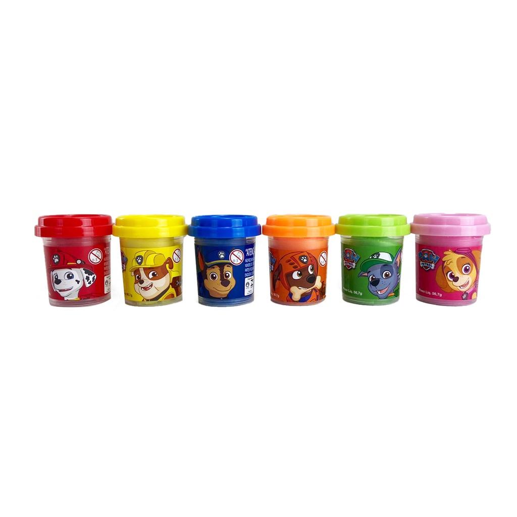Patrulha Canina - Massinha Com 6 Potes