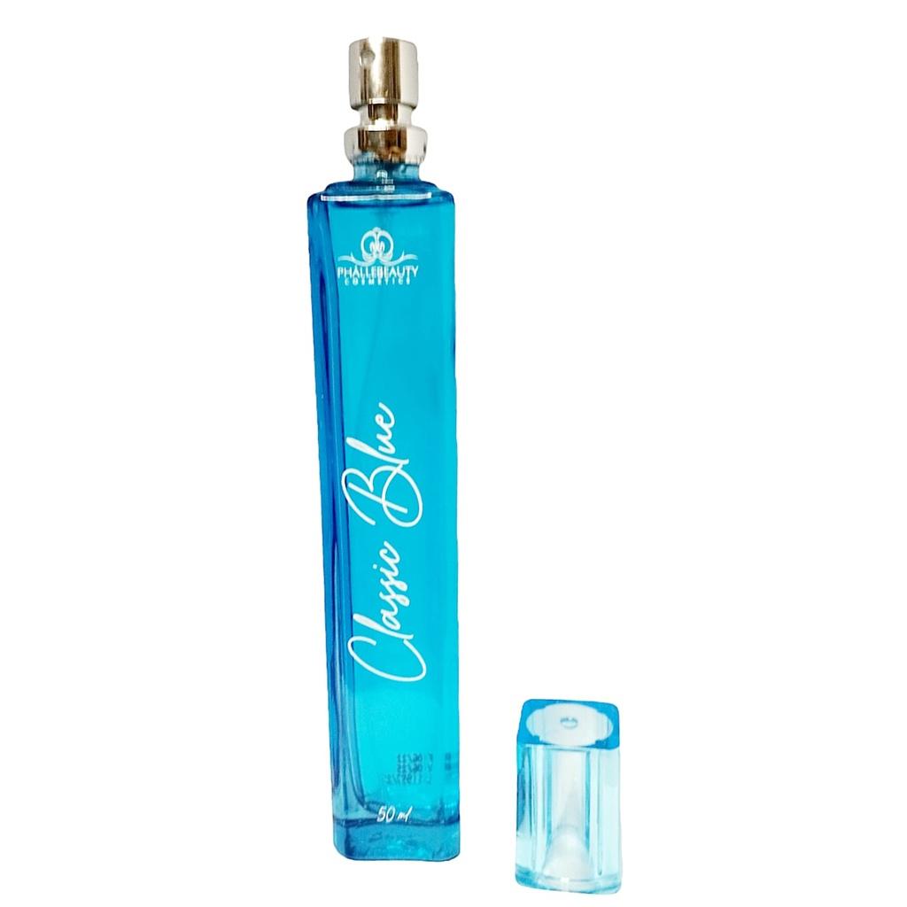 Deo Colônia Feminina Classic Blue 50ml Phállebeauty