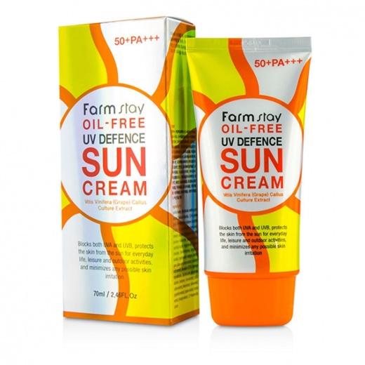 Farmstay Oil-free Uv Defence Sun Cream Sun Screen Sun Block Spf50+/pa+++ 70g
