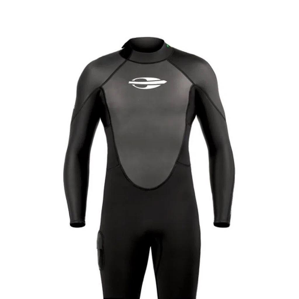 Long John Mormaii Manga Longa Backzip 2mm Masculino Original