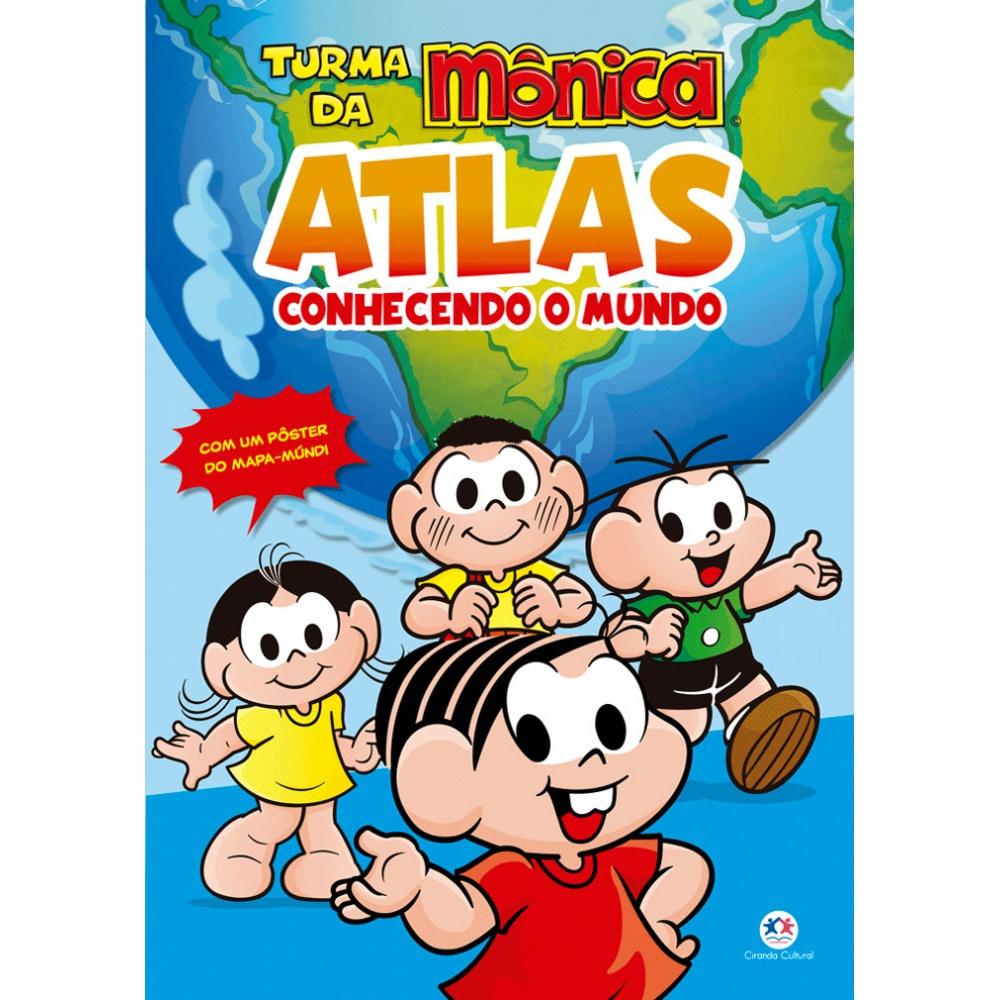 Turma Da Mônica - Atlas - Conhecendo O Mundo