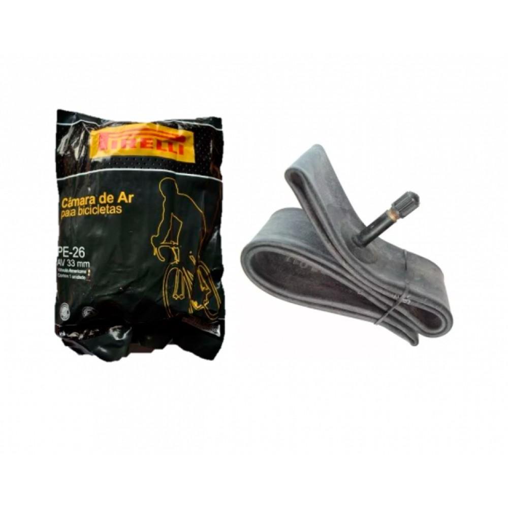 Câmara De Ar Pirelli Aro 26 Pe-26 Válvula Schrader 33MM