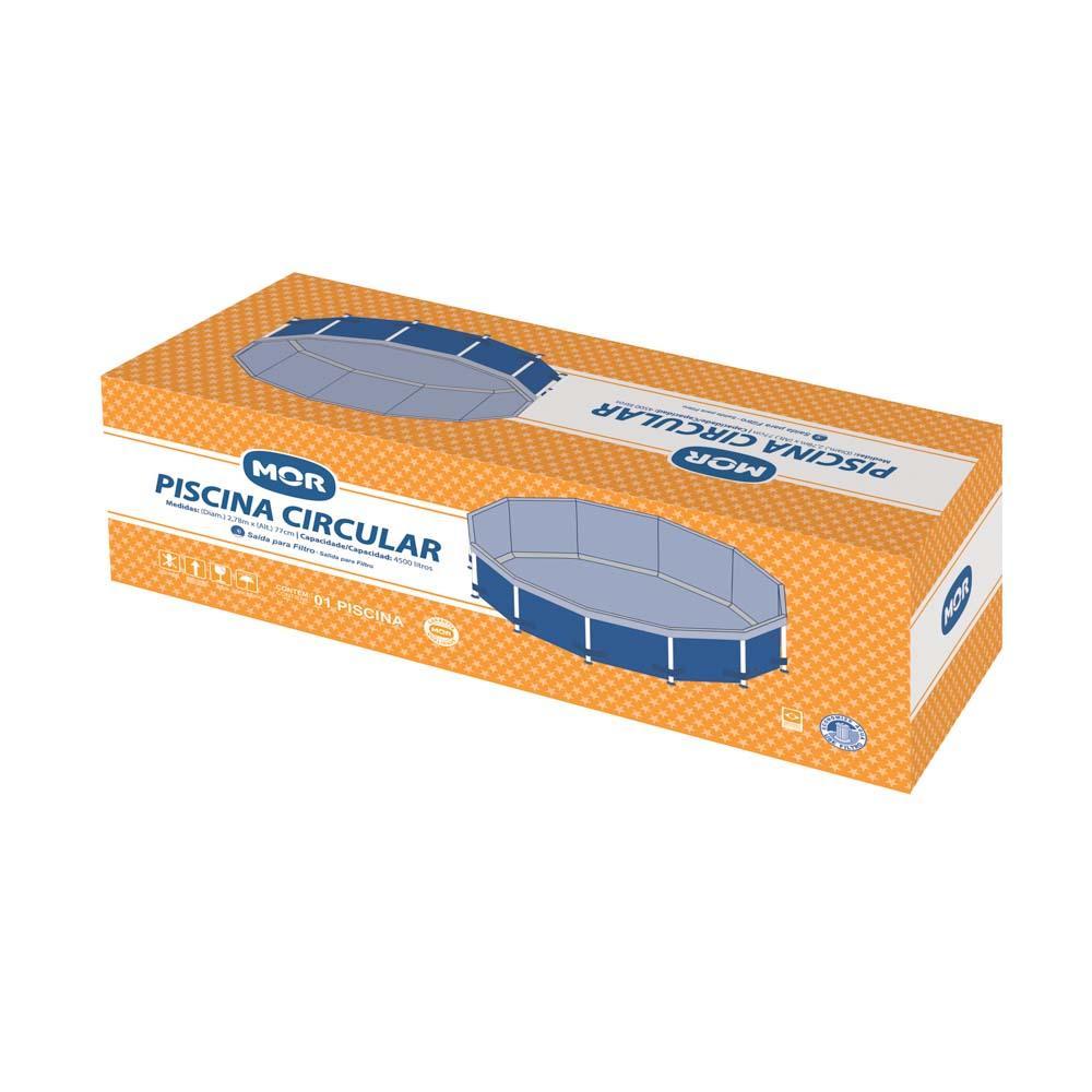 Piscina Redonda 4500 Litros Estruturada Mor