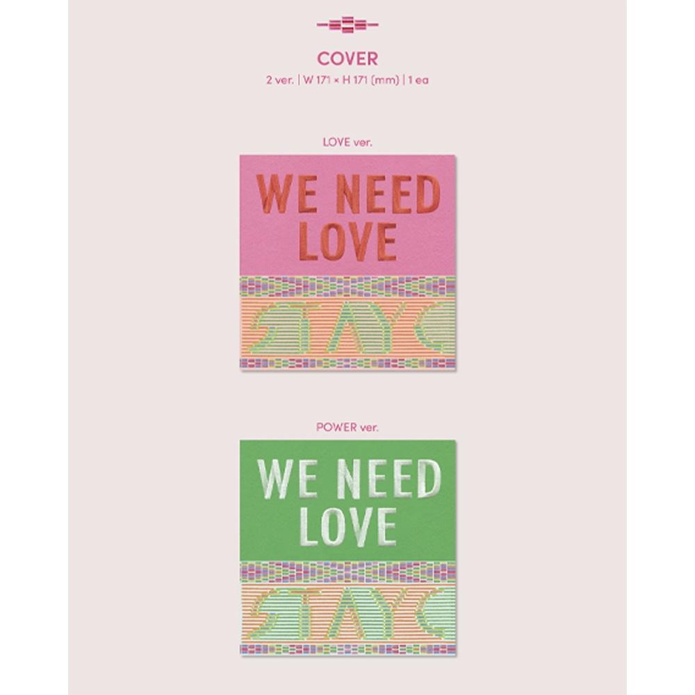 Stayc - 3rd Single Album [ We Need Love ]