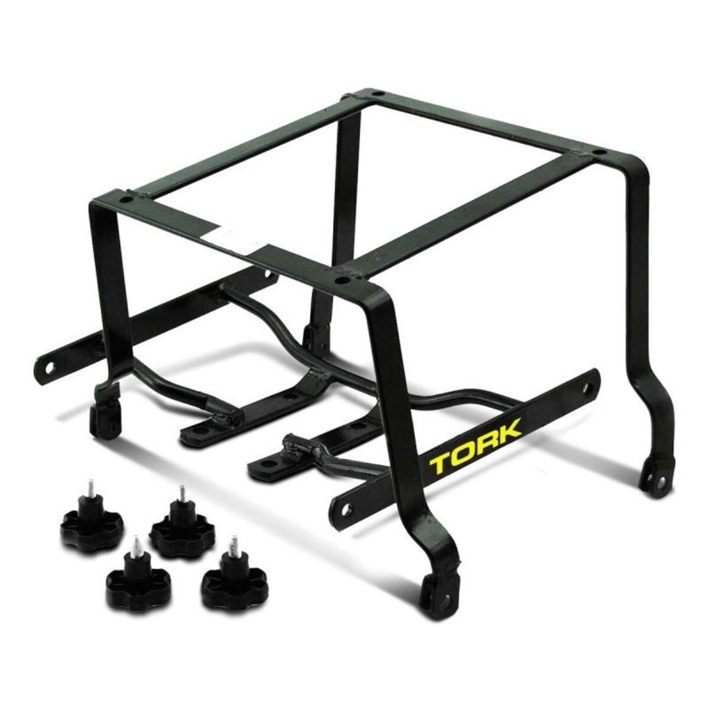 Kit Baú Bauleto Motoboy Completa 80 Litros + Suporte Removível Moto Ybr 125 2000 A 2008 PRO Tork