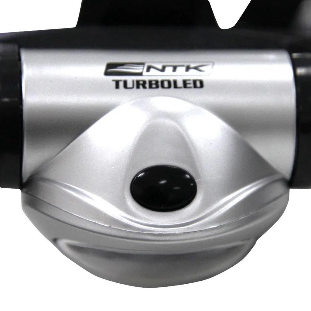 Lanterna Cabeça Turbo C/8 LED S Pesca Camping Bicicleta Caça