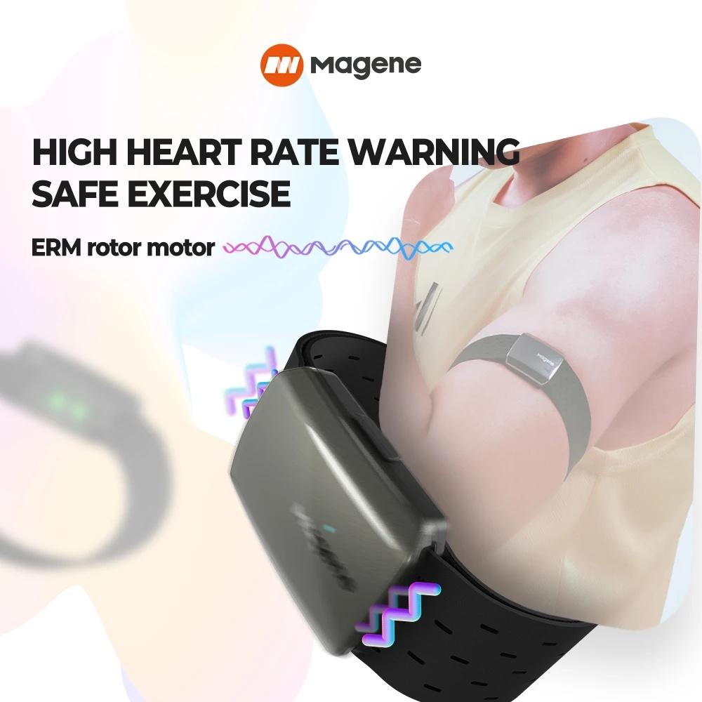 Magene H803 Sensor Braçadeira Dual Mode Outdoor Fitness Bluetooth Ant Com Alça De Braço