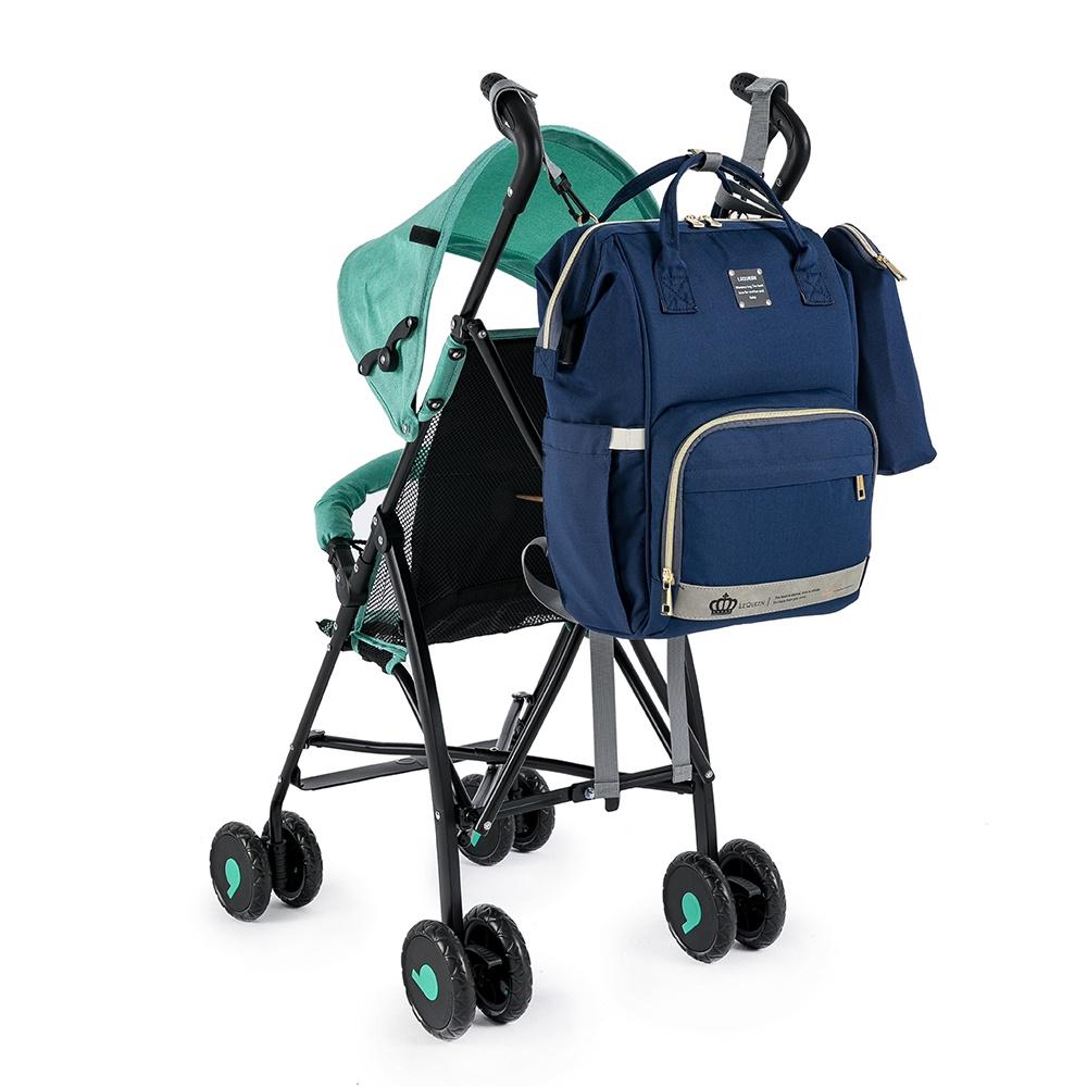 Mochila Bolsa Maternidade Bebê Lequeen Menina Menino Com Porta Mamadeira Térmico