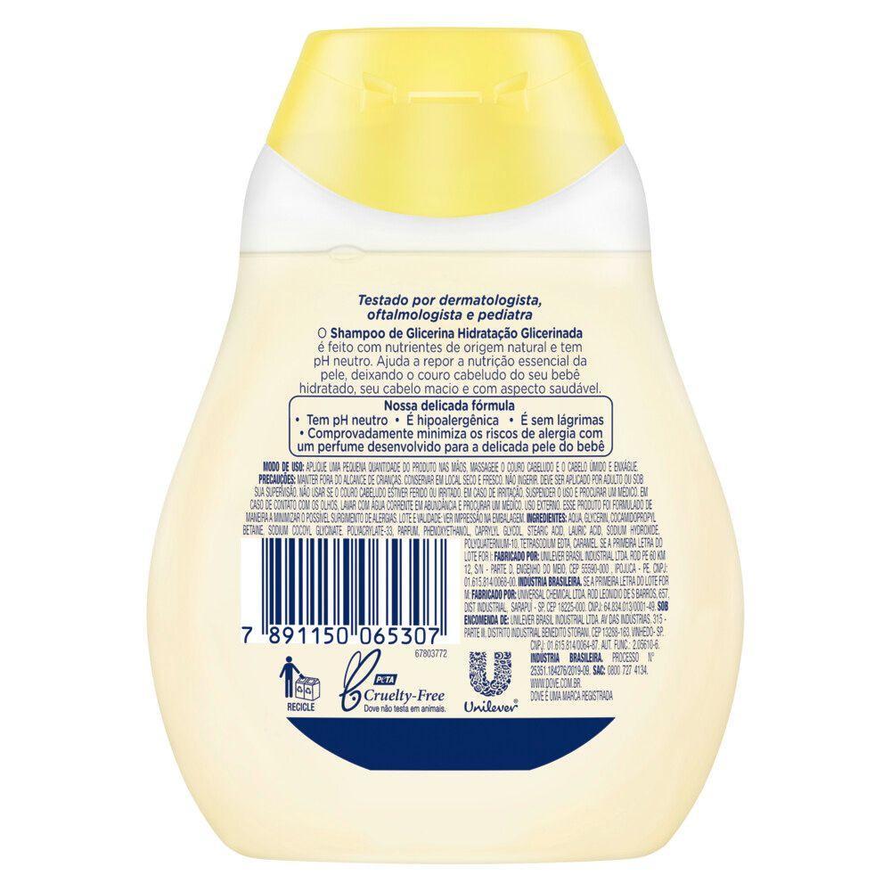 Shampoo Baby Dove Hidratação Glicerinada 200 Ml
