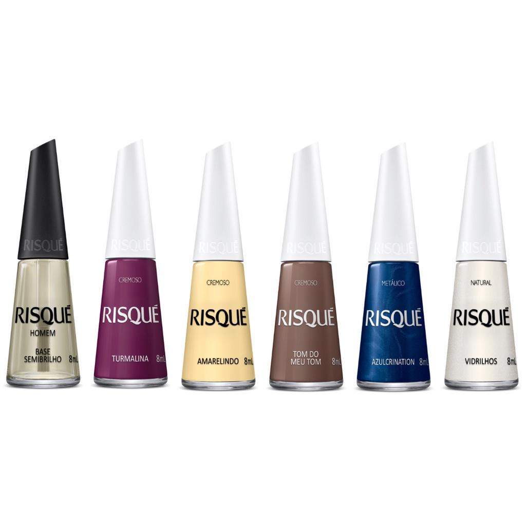 Esmalte Risque Escolha A Sua Cor Unitário Manicure 3 Coleção Tradicional E Metaverso