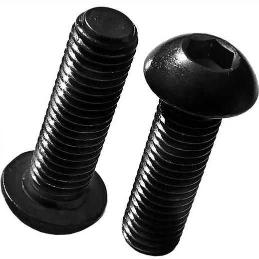 Parafuso Allen Cabeça Abaulada M3 X 8mm Oxidado Preto