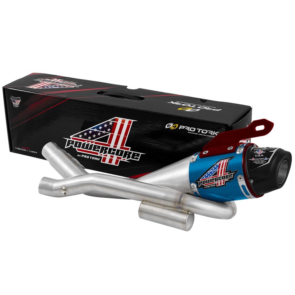 Escapamento Escape Esportivo Moto Powercore 4 Completo Crf 230 2008 Até 2020 PRO Tork