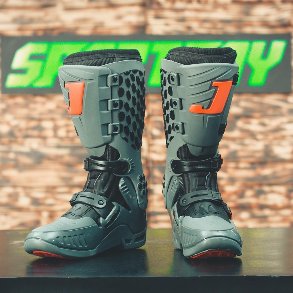 Bota Motocross Trilha Articulada Leve Jett Lite Cinza Oferta