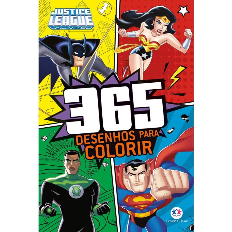 Liga Da Justiça 365 Desenhos Para Colorir