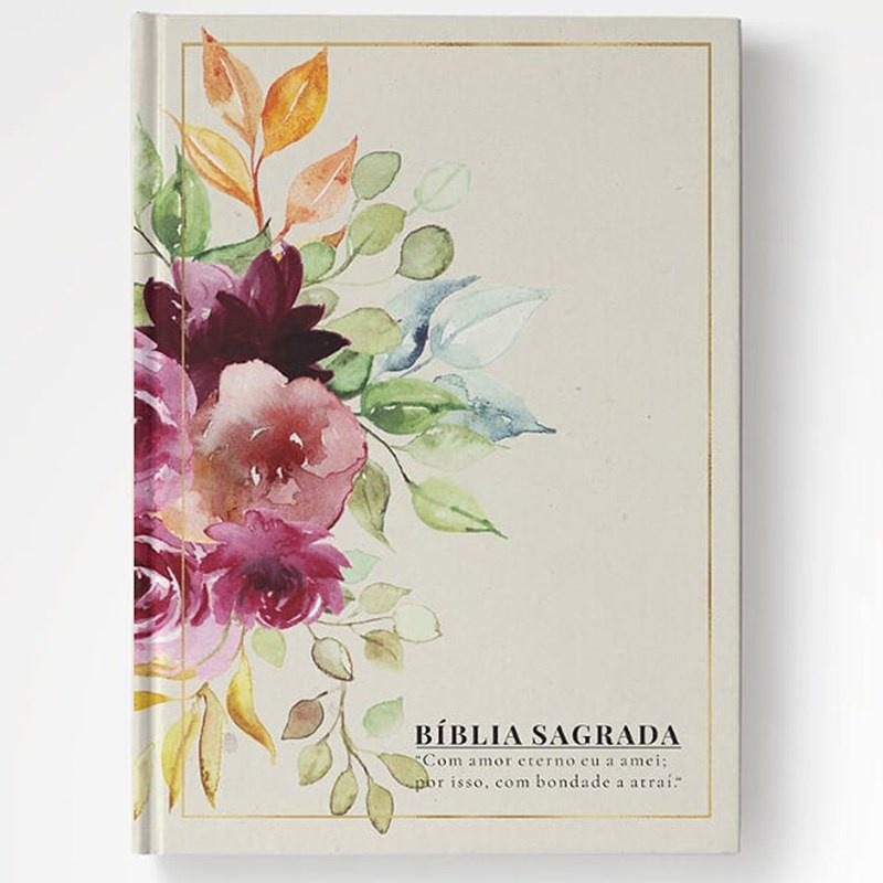 Bíblia Sagrada Jardim Da Vida Naa Letra Normal Capa Dura