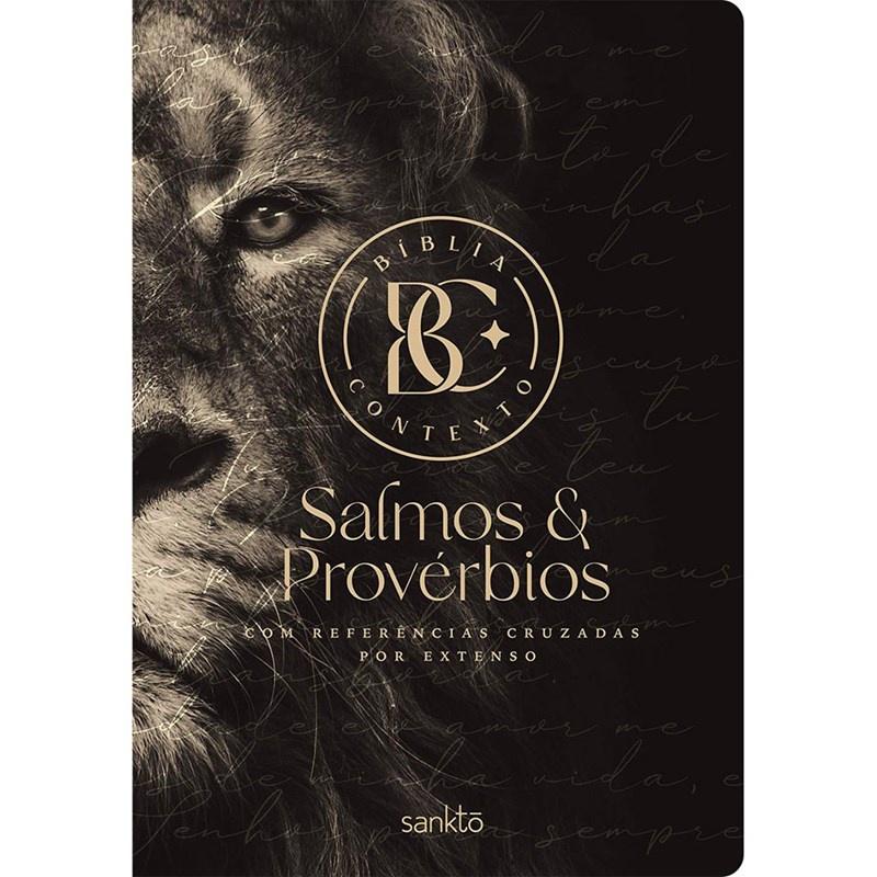 Bíblia Contexto Salmos E Provérbios Nvt Capa Dura Leão