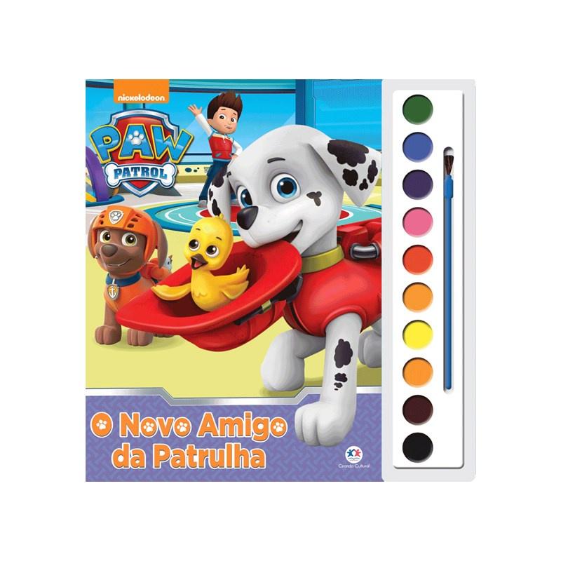 Livro Com Aquarela Patrulha Canina O Novo Amigo Da Patrulha