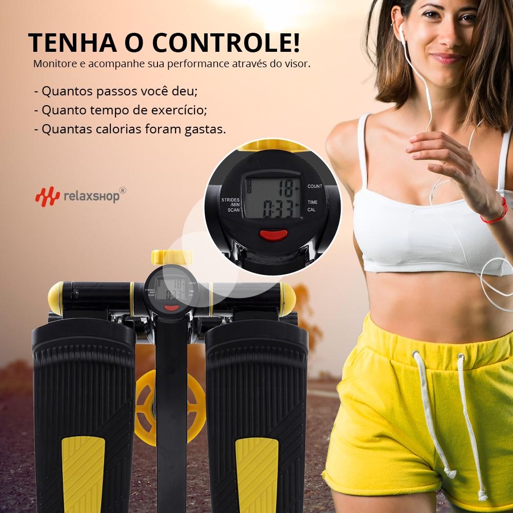Stepper Simulador Caminhada Exercício Pernas Fitness