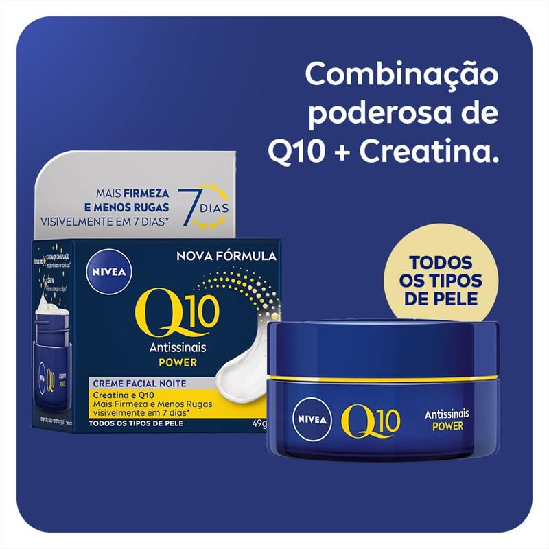 Nivea Creme Facial Antissinais Q10 Power Noite 49g