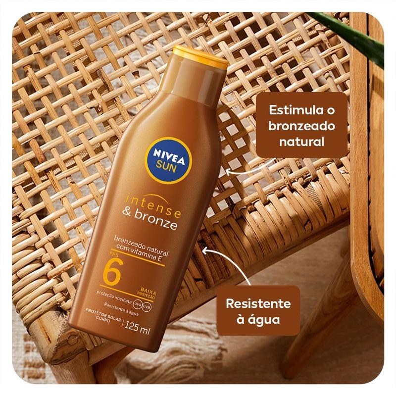 Nivea Sun Loção Bronzeadora Intense Bronze FPS 6 125ml