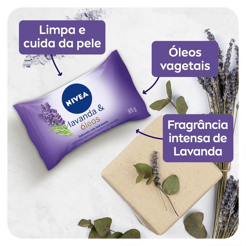Nivea Sabonete Em Barra Lavanda Óleos 85g