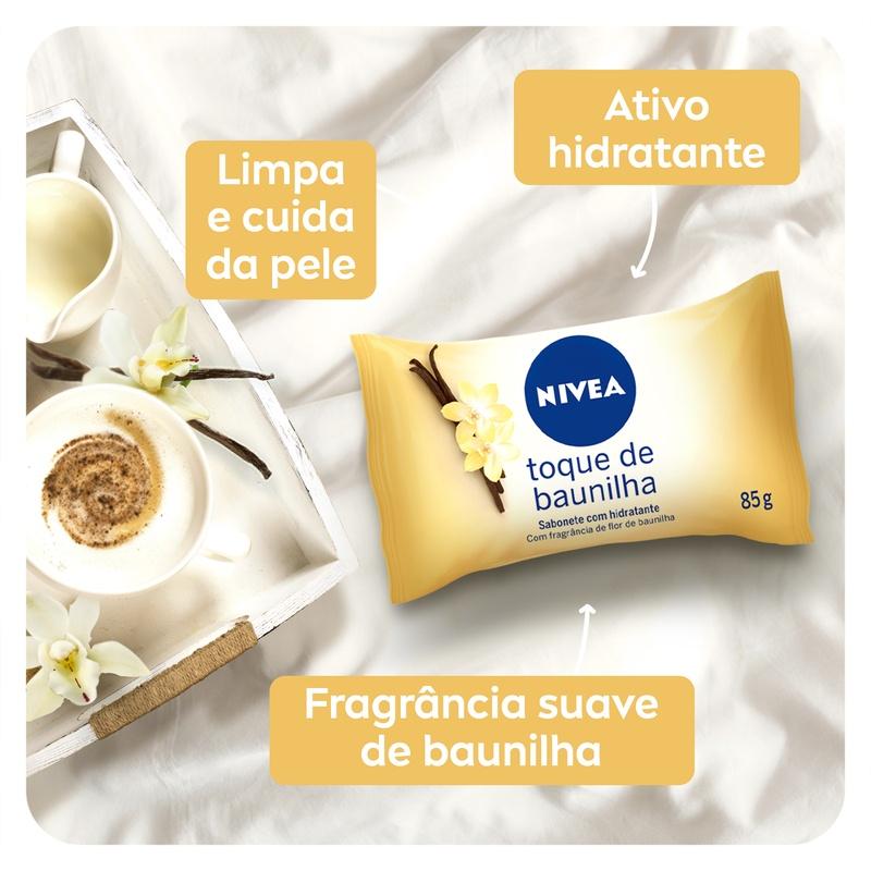 Nivea Sabonete Em Barra Toque De Baunilha 85g