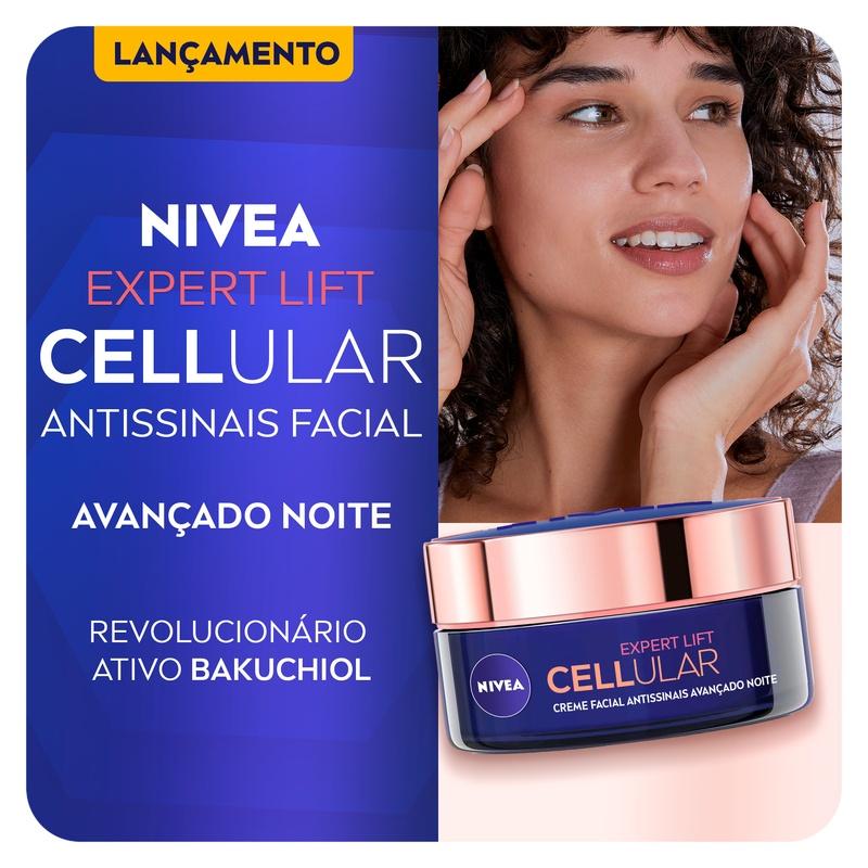 Nivea Creme Facial Antissinais Cellular Lift Noite 48g