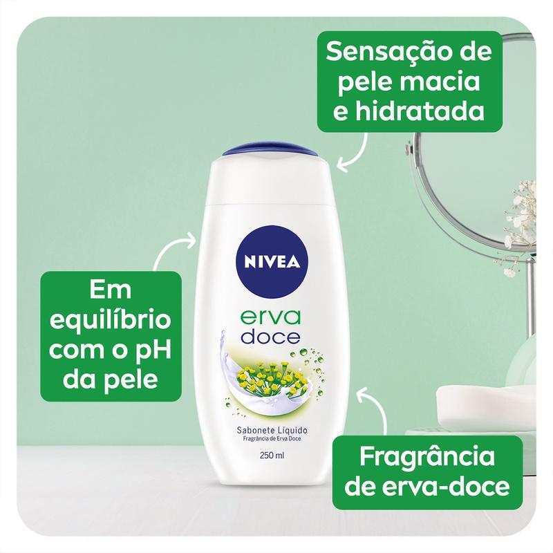 Nivea Sabonete Líquido Erva Doce 250ml