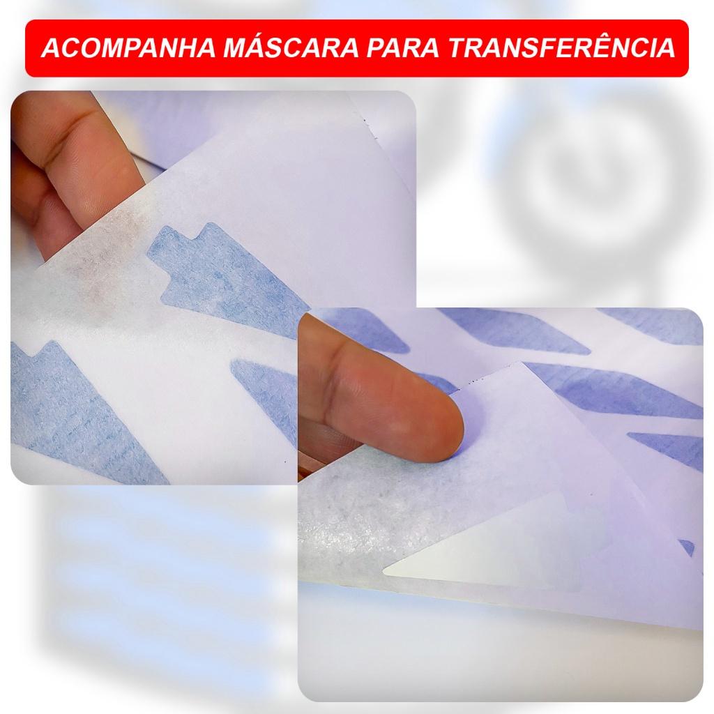 Kit 8 Adesivo Roda Titan 160 Grande Faixa Moto Azul Colante