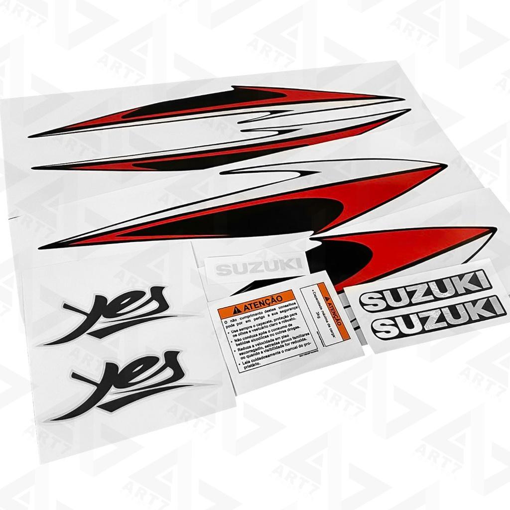 Kit Adesivo Moto Yes 125 2008 Faixa Etiqueta Colante Jogo