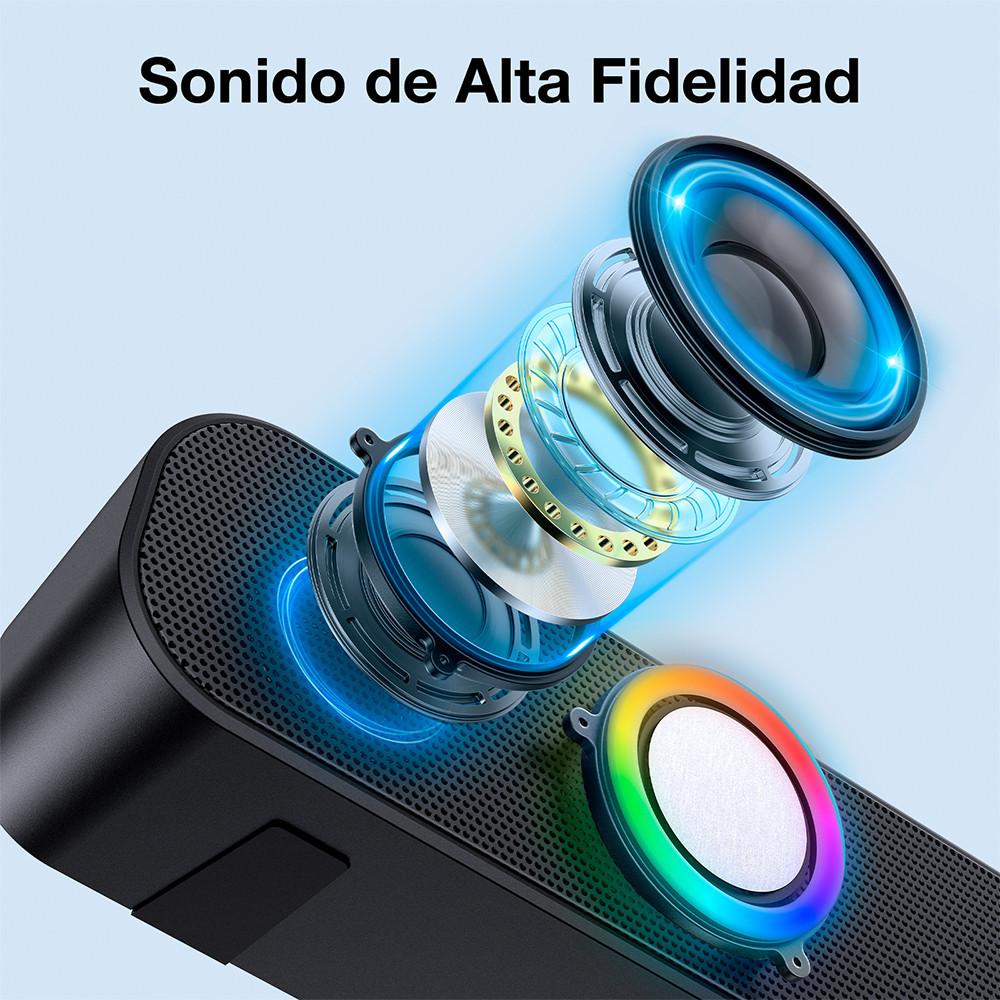 Alto-falante Bluetooth 5.0 1 Hora Boc241n Portátil Preto