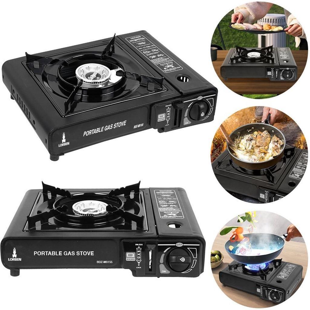 Fogão À Gás Portátil Lorben 2900w Fogareiro Uma Boca Camping E Indoor