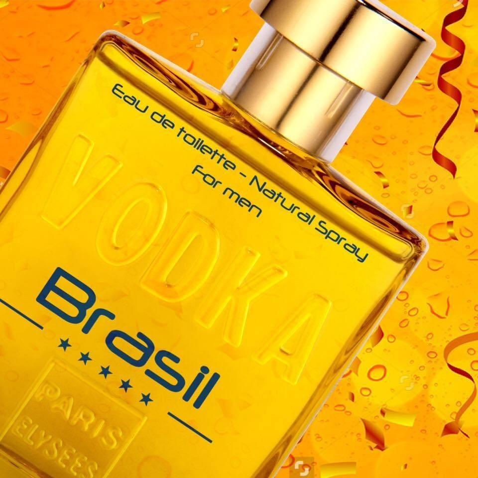 Perfume Vodka Brasil Amarelo 100ml Paris Elysees