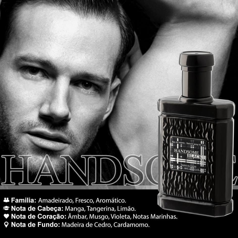 Perfume Handsome Black 100ml Paris Elysees