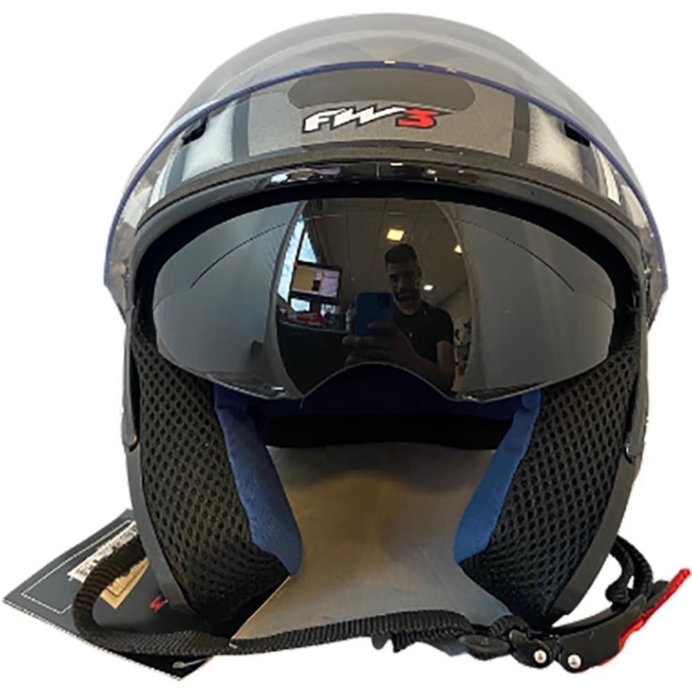 Capacete FW3 X Open Up Fox Grafite N 058