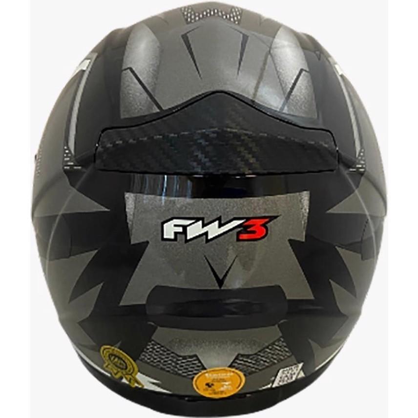 Capacete FW3 Gtx Fox Grafite (c/Oculos) N 58