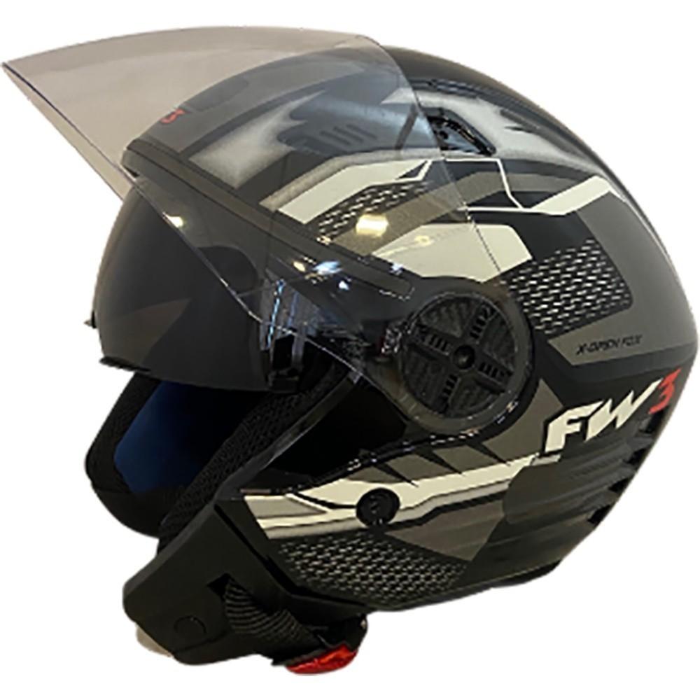 Capacete FW3 X Open Up Fox Grafite N 060