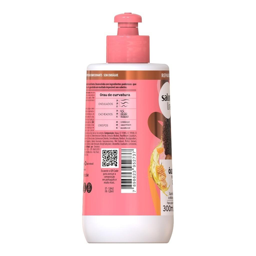 Creme Para Pentear Sos Cachos Mel Cachos Intensos Salon Line 300g