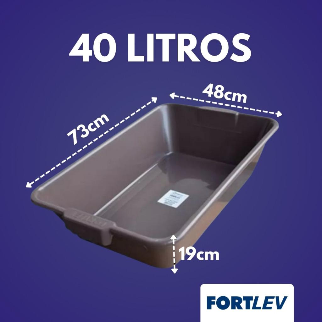 Caixa De Areia Plástica Gatos 20lts Ou 40L Multiuso Obra Construção Para Mexer Massa Temperar Carne