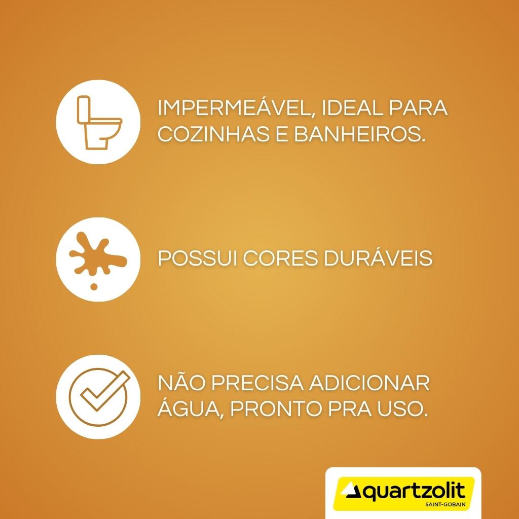 Rejunte Acrílico Branco 1kg - Quartzolit