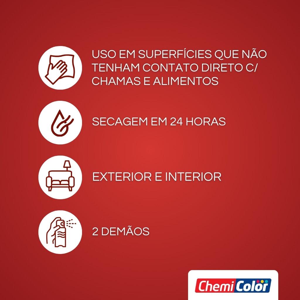 Tinta Spray Alta Temperatura Cores A Escolher - 350ml