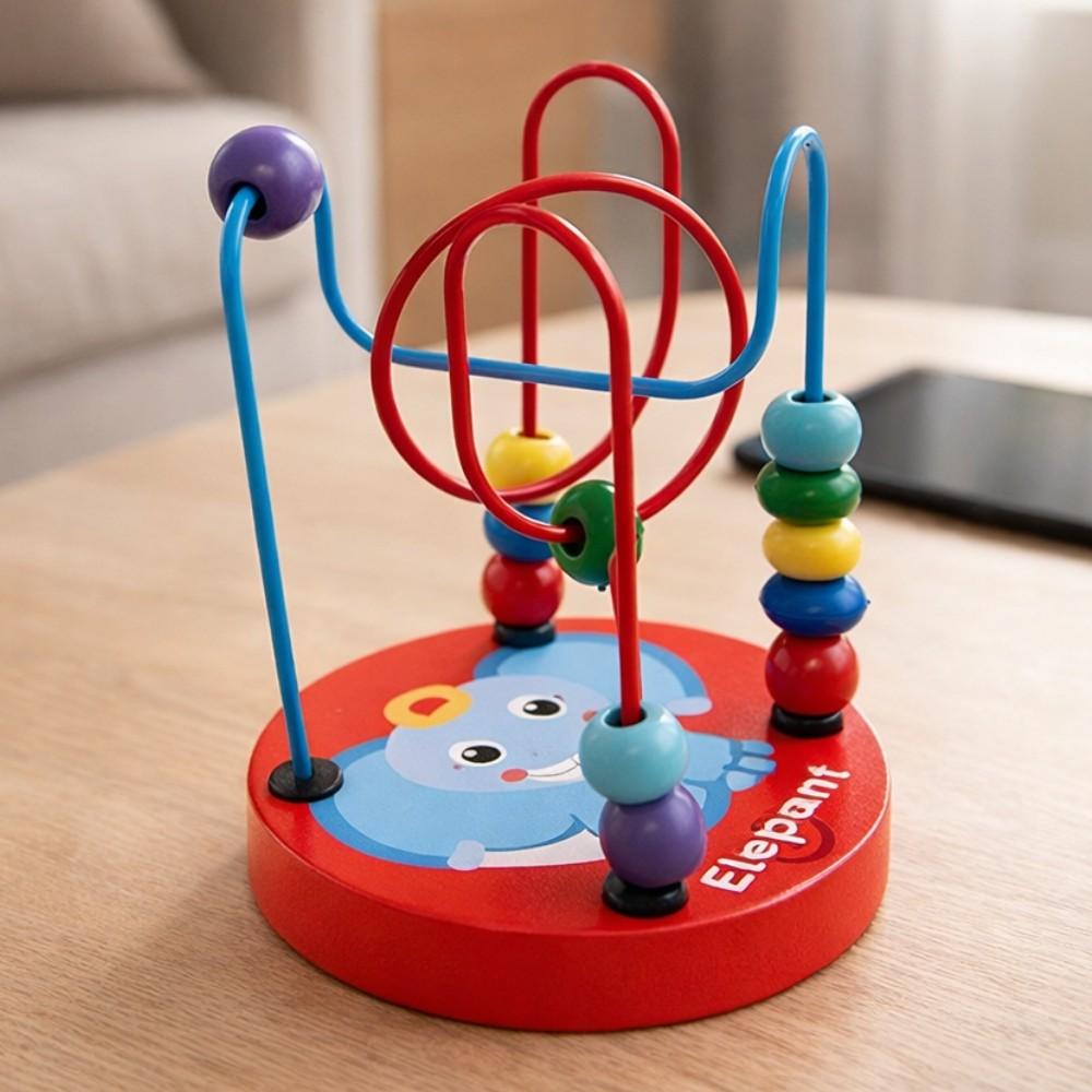 Brinquedo Educativo Aramado De Madeira Bebê Infantil Coordenação Motora