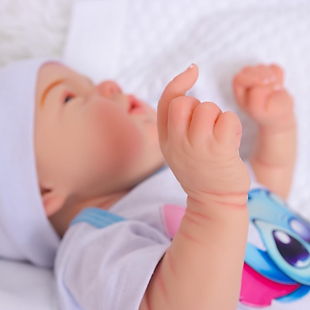 Bebê Reborn Menino Original Stitch Realista Silicone Com Bolsa Maternidade - Variações