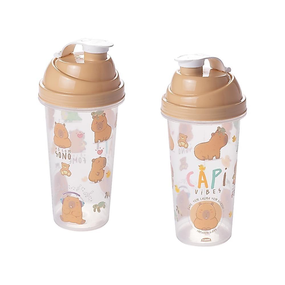 Shakeira Capivara Garrafa 580 Ml Plástico Fun Plasútil
