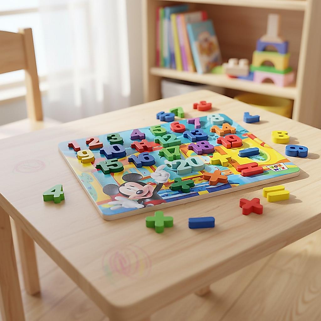 Brinquedo Tabuleiro Educativo Pedagógico Disney Mickey E Minnie Tabuleiro Brinquedos Pedagógico Mdf