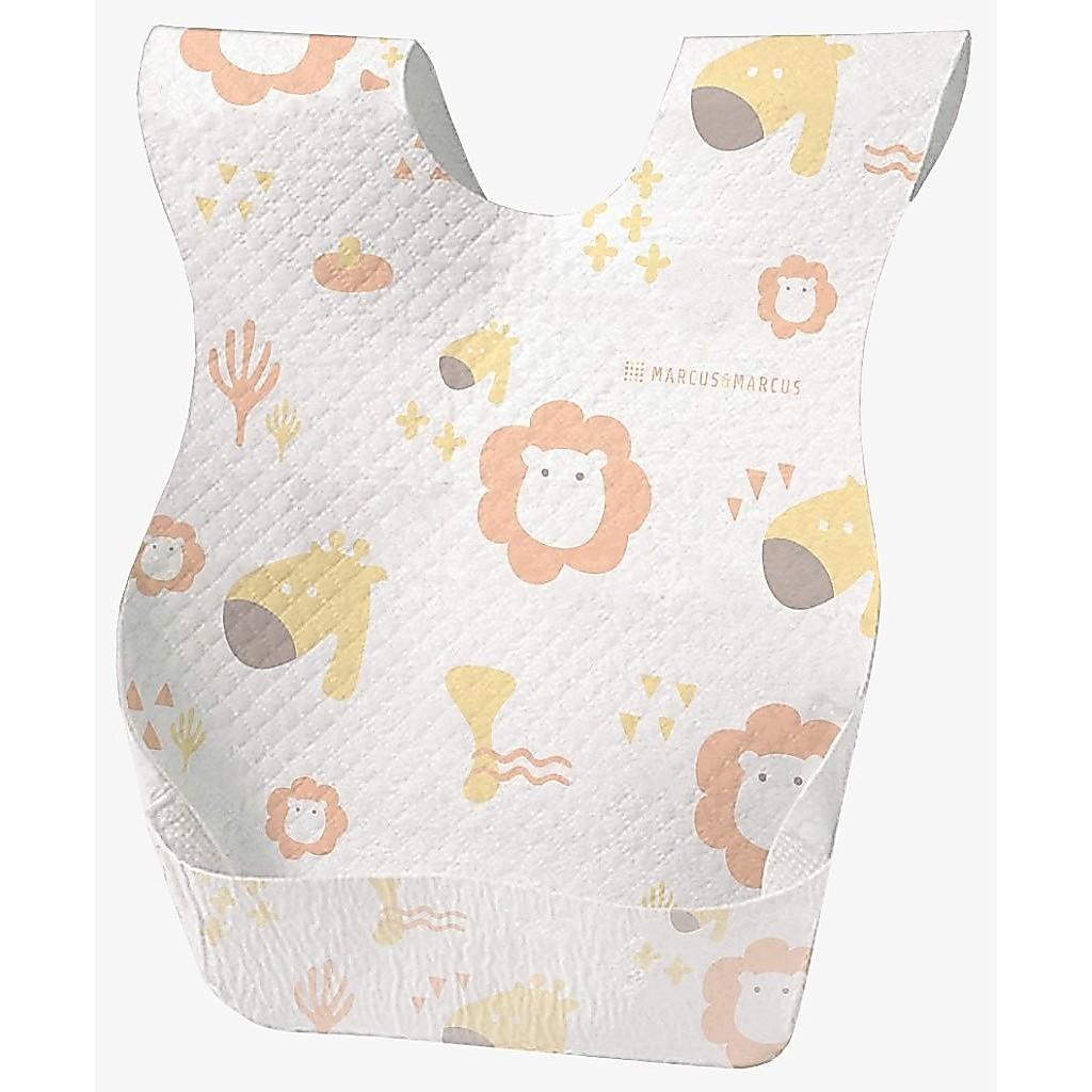 Babador Descartável Absorvente Bolso Coletor 20UN Amarelo/vermelho - Marcus